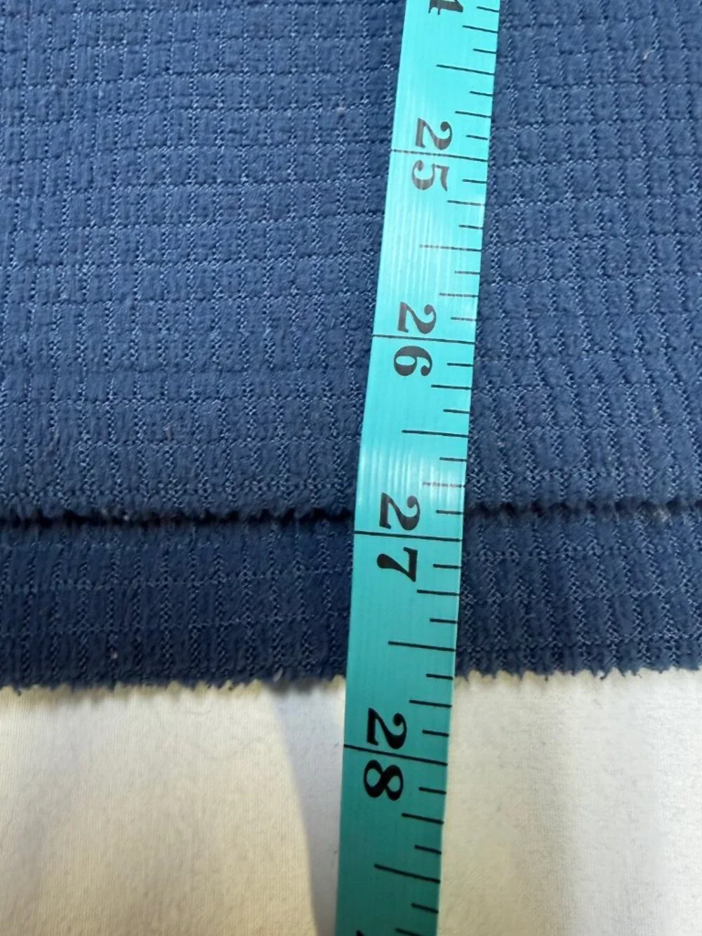 The‎ North Face Men’s Textured 1/4 Zip Large Blue Fleece GUC